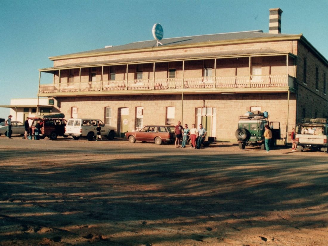 The Marree Hotel in 1987.